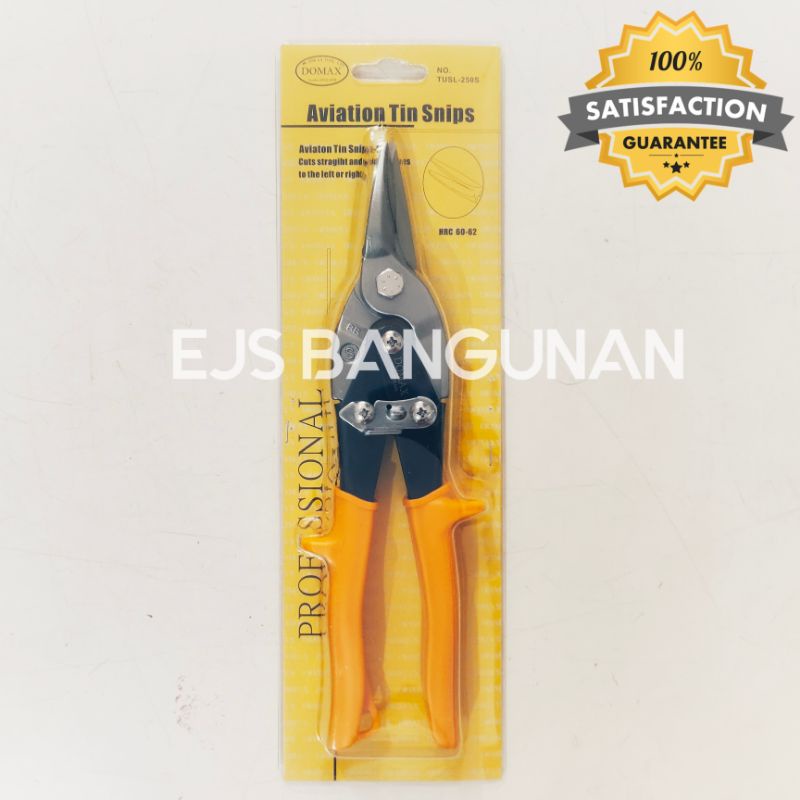 Gunting Holo Domax 10" / Gunting Baja Ringan Plat Seng