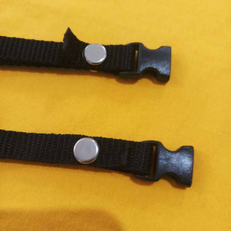 GELANG TANGAN TALI WEB 3 PCS CETEKAN PRIA WANITA WARNA HITAM 1MM BY TRIPLAIN