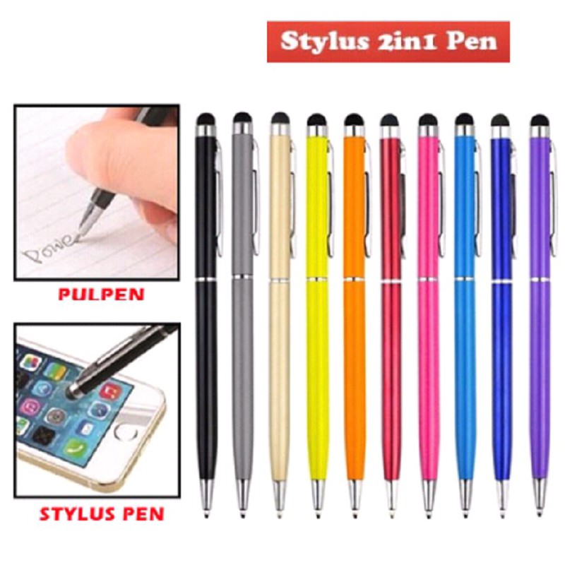 Stylus Pen 2 in 1 Pulpen &amp; Stylus