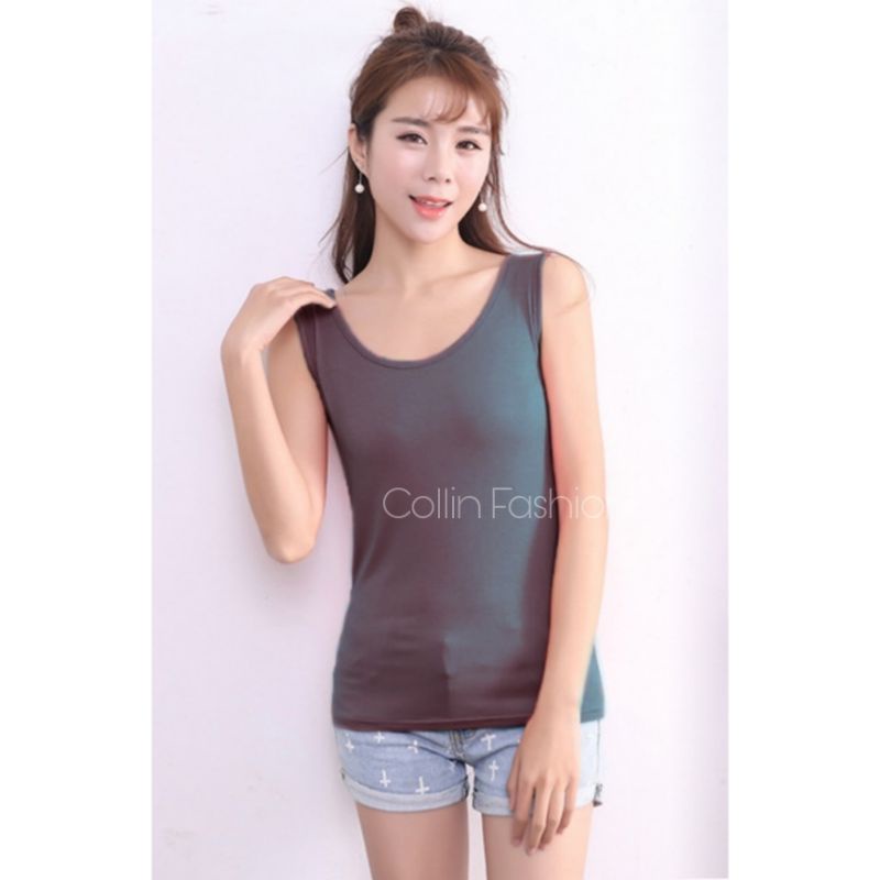 Promo - Singlet Wanita / Tanktop Tali Lebar Wanita L XL XXL JUMBO