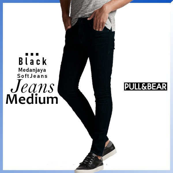  Celana  Soft Jeans  PULL  BEAR  SLIM FIT PRIA MEDIUM BIG SIZE 