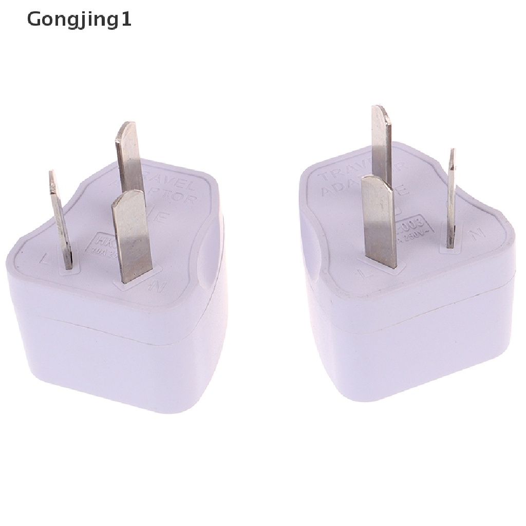 Gongjing1 Adapter Power Plug USA EURO Asia Ke AU 3 Pin Universal Untuk Travel