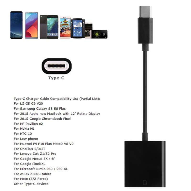 Btsg Kabel Adapter Otg Usb Tipe C Ke Sd Card Untuk Handphone Android / Tablet / Pc