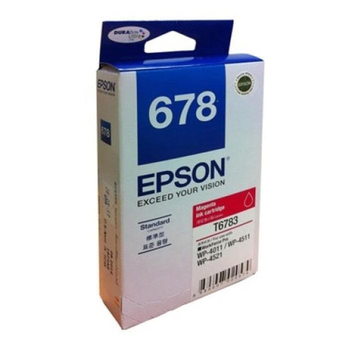 Tinta epson T6783 mangenta original wp-4011