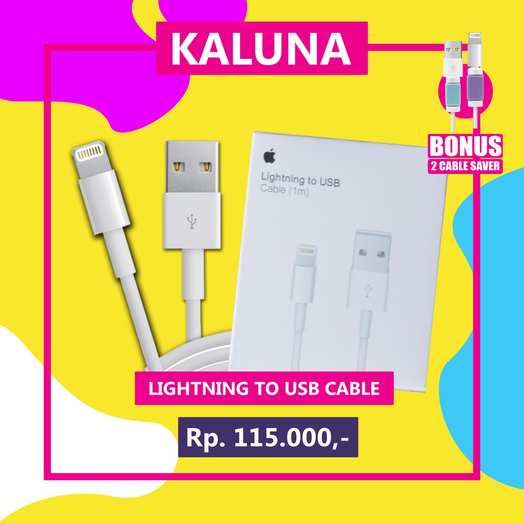 Original Kabel Data Lightning to USB Cable IPhone | Shopee