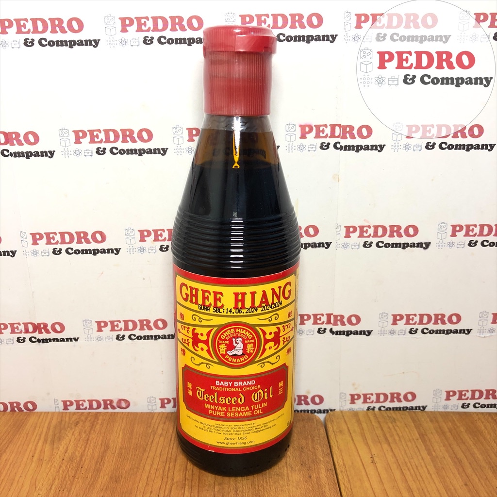 

Ghee hiang pure sesame oil 330 ml - minyak wijen