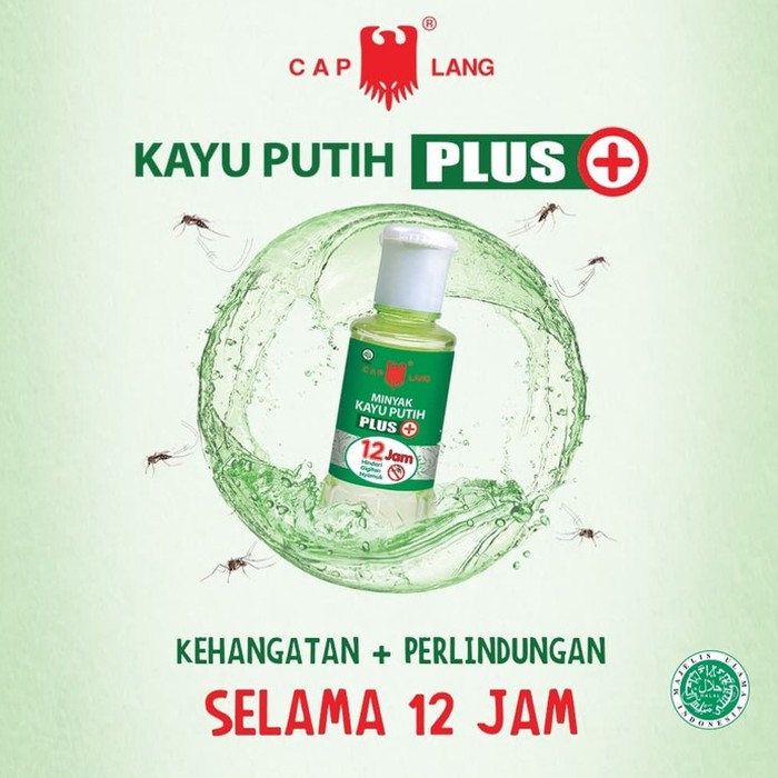 Minyak Kayu Putih Plus Anti Nyamuk 12 Jam Cap Lang Indonesia