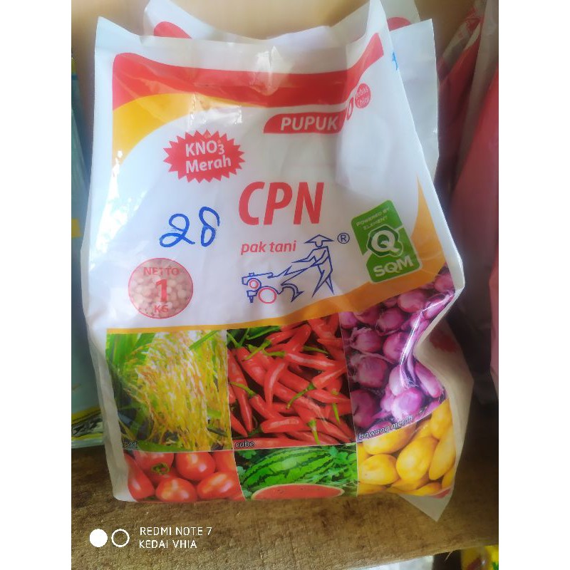 PUPUK CPN KNO3 MERAH 1kg