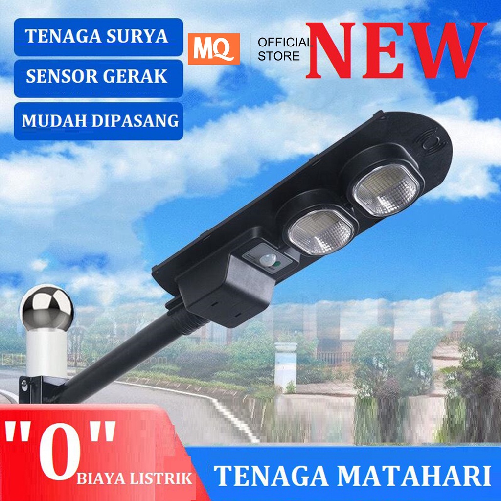 MQ LAMPU JALAN TENAGA SURYA / SOLAR CELL 50/100/150/200/250 WATT TANAGA MATAHARI