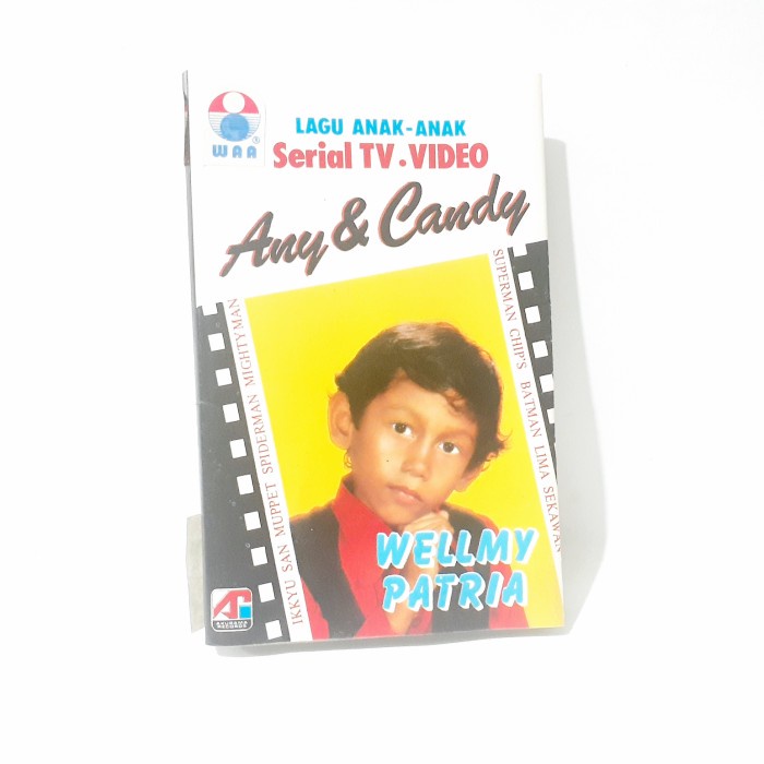 Kaset Audio Tape Pita Lagu Anak Anak Serial TV Video Any & Candy