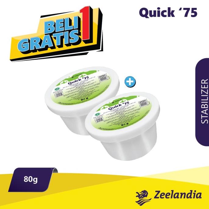 

Zeelandia Quick 75 80 Gr (Buy One Get One Free) STOK TERBATAS Kode 752