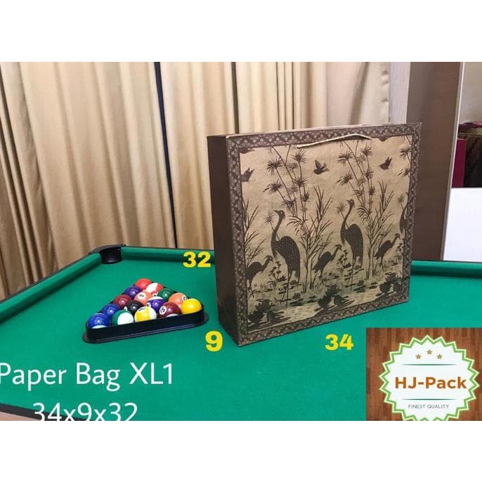 

(TERLARIS) Dijual Paperbag Paper Bag Tas Kertas Xl 34X9X32 Motif Goodiebag