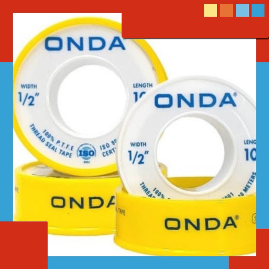 Seal tape ONDA Sealtape / Isolasi pipa keran / kran / isolatip murah