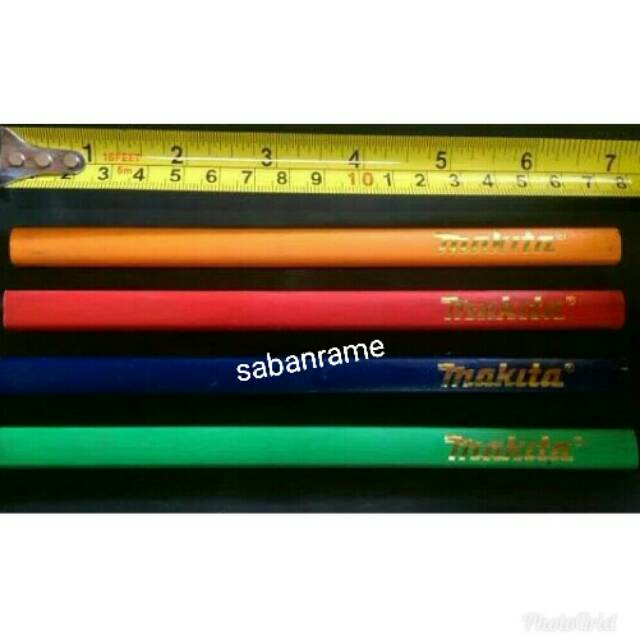 

PENSIL TUKANG KAYU MAKITA/PENSIL BANGUNAN/WARNA SESUAI STOK