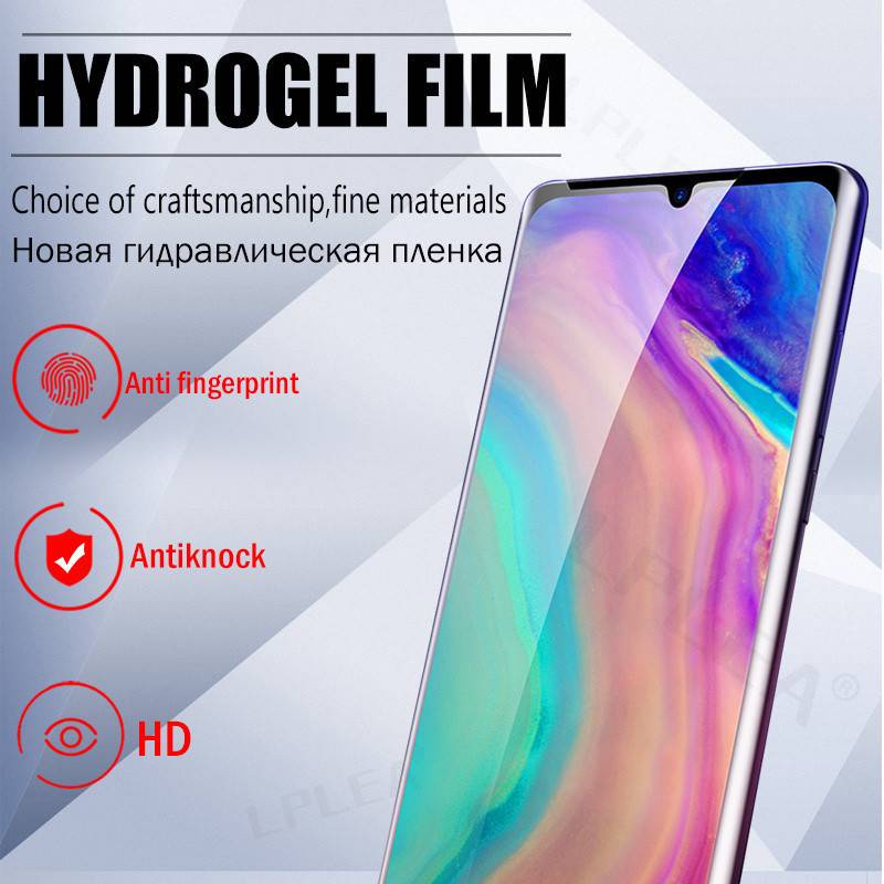 35D Curved Hydrogel Soft Film For Huawei HUAWEI Mate 8 / Mate 9 / Mate9 pro / Mate 10 / Mate10 pro / Mate 20 / Mate 20 pro / Mate 20X Mate 30 / mate 30E / Mate30 Pro / mate 30E pro / mate40 / mate 40E / mate40 pro / mate40 Pro+ P Smart 2019 Not Glass