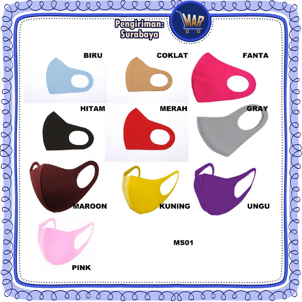 Masker scuba dewasa / masker scuba anak / masker kain