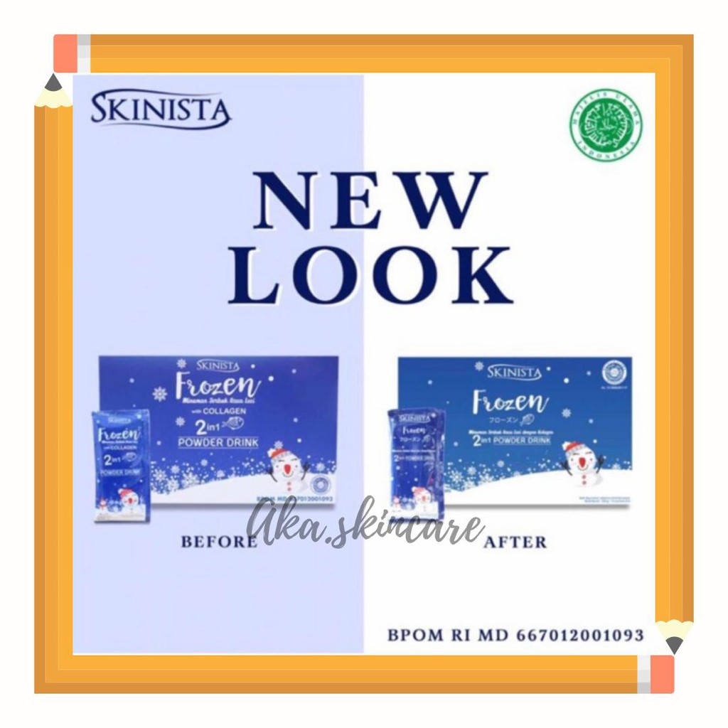 Frozen Collagen Powder Drink By Skinista / Frozen Collagen [ORIGINAL BPOM]