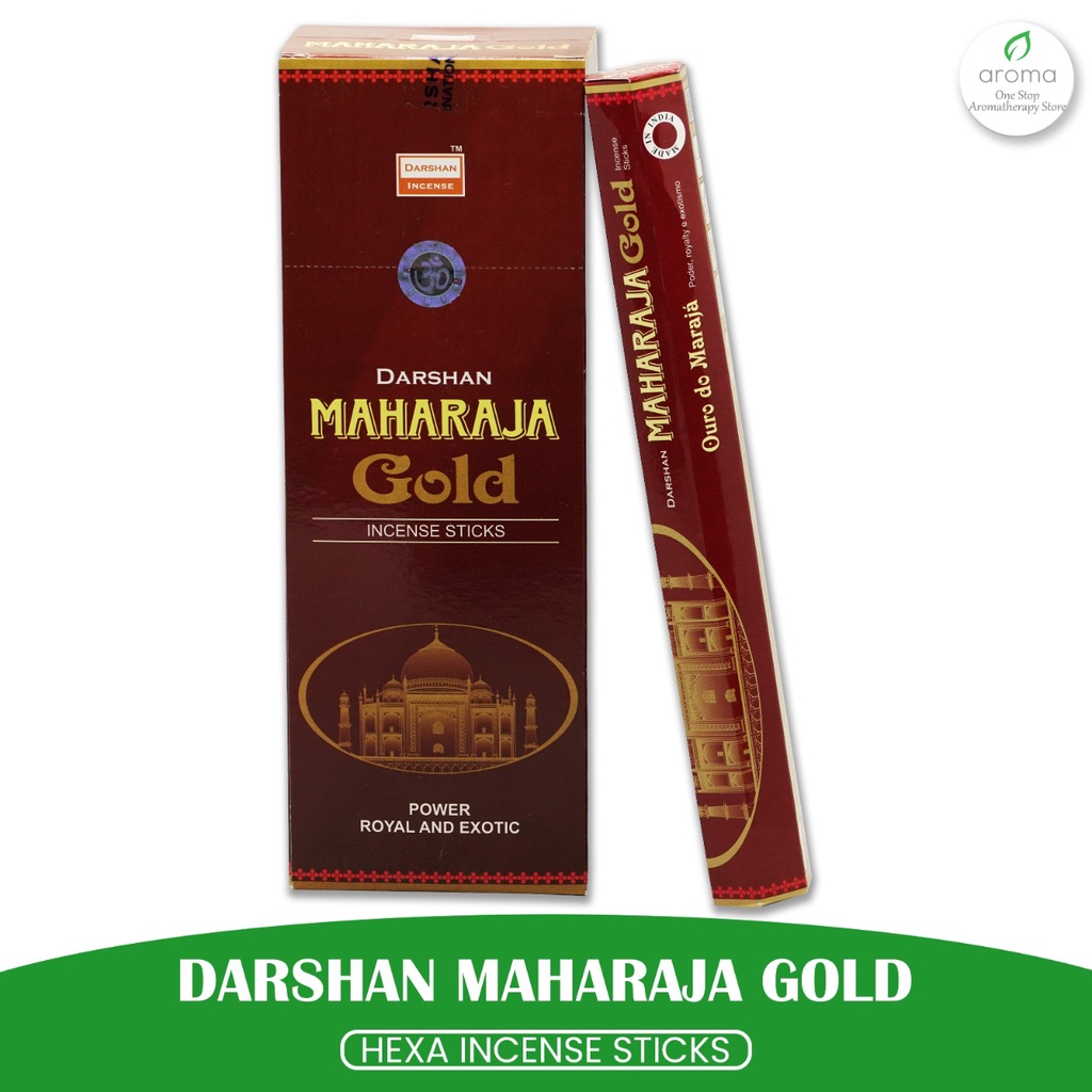 Dupa India Aromaterapi Hexa - Darshan Maharaja Gold