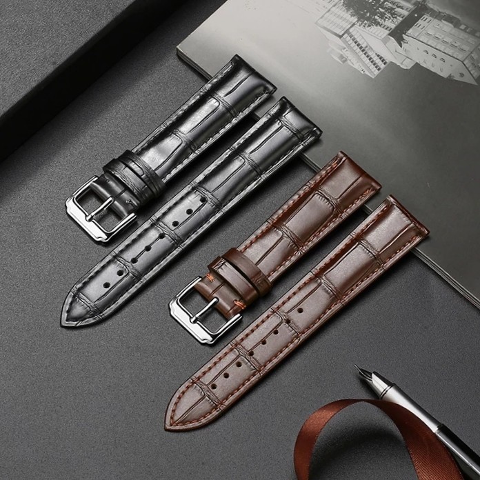 TALI JAM STRAP HUAMI AMAZFIT GTR 2 22MM MODEL LEATHER KULIT BUAYA