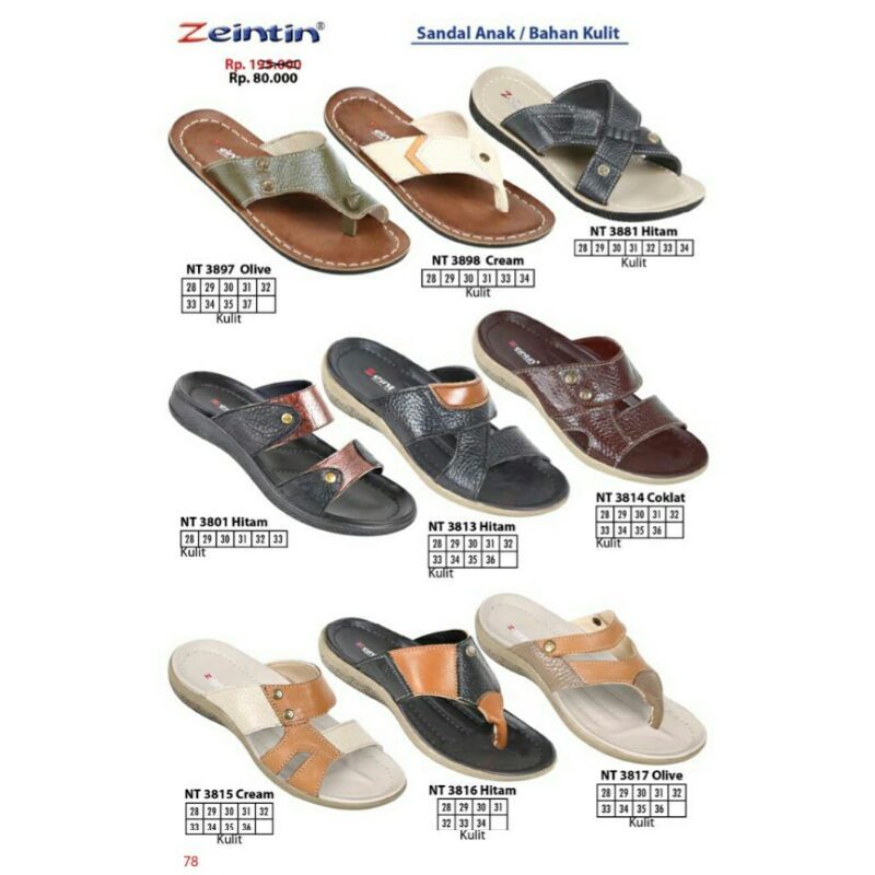 zeintin sendal pria