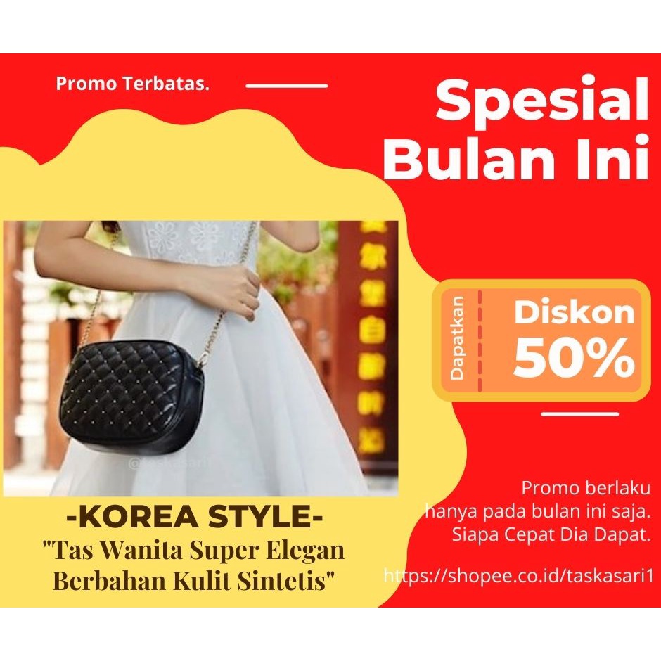 Tas Wanita Bahu Tas Bahu Korea Tas Pesta Mewah Untuk Kondangan Tas Perempuan Impor Tas Selempang Wan