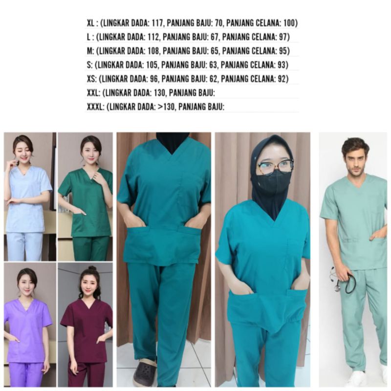 baju nakes /baju kerja/baju kerja perawat/baju ok /baju jaga /baju tenaga kesehatan