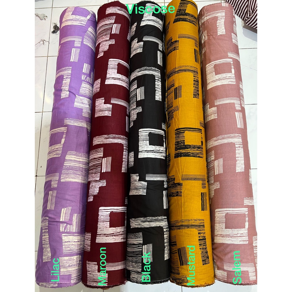 BISA COD // ECER KAIN METERAN // HARGA PER 0,5M // RAYON VISCOSE // MOTIF ABSTRAK MACAN LEOPARD ZEBR