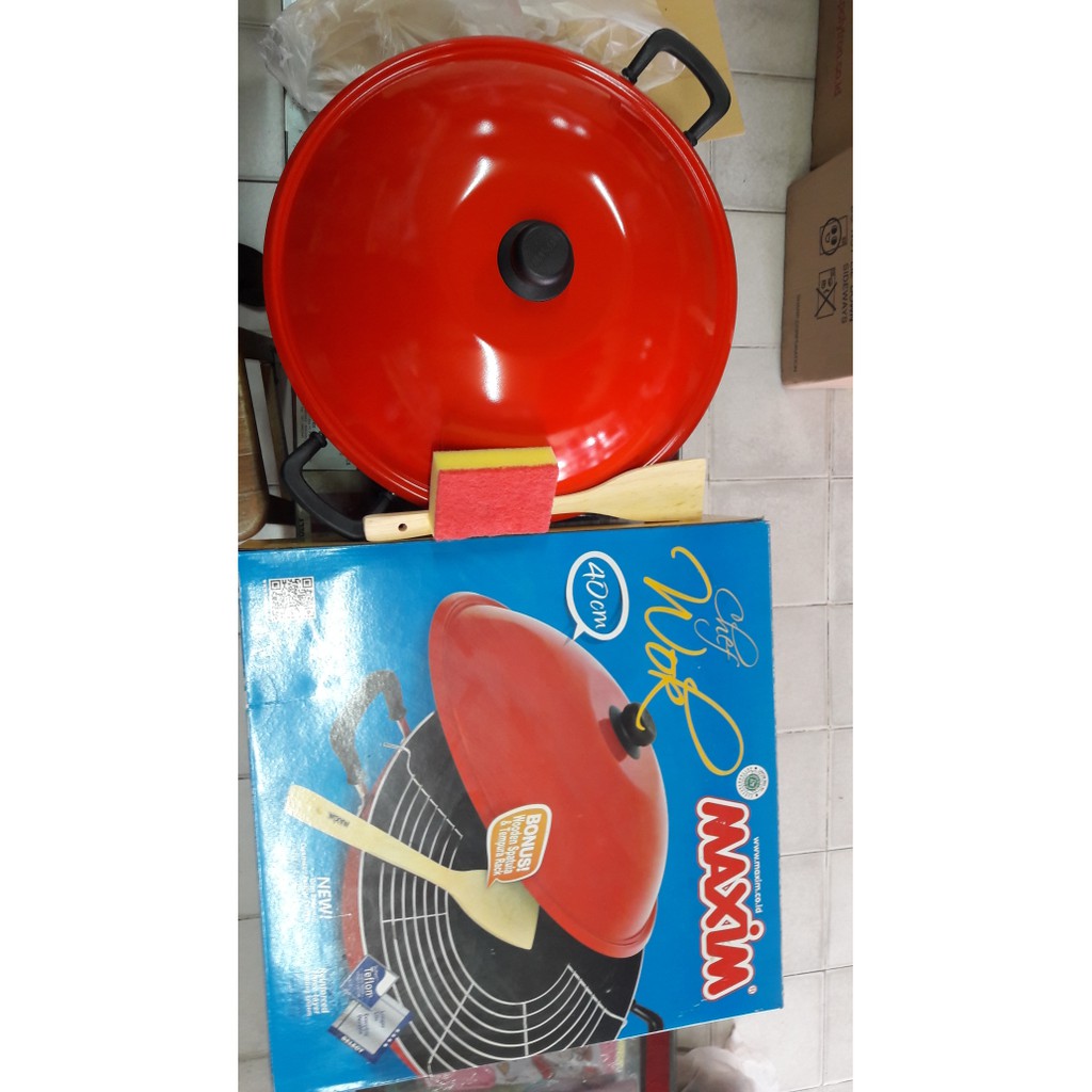 penggorengan maxim / chef wok 40 cm