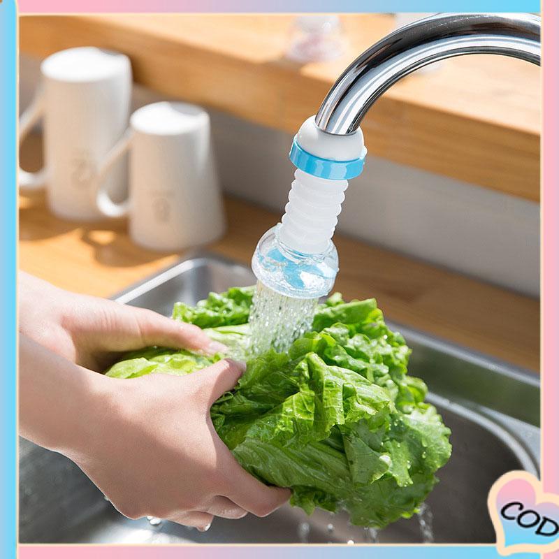 COD❤️ Faucet splash-proof head extended extension aerator kitchen rotatable filter nozzle-A.one