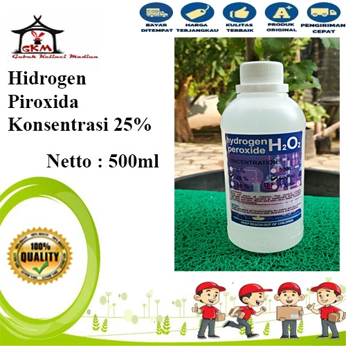 Hidrogen Piroxida H2o2 25% 500ml