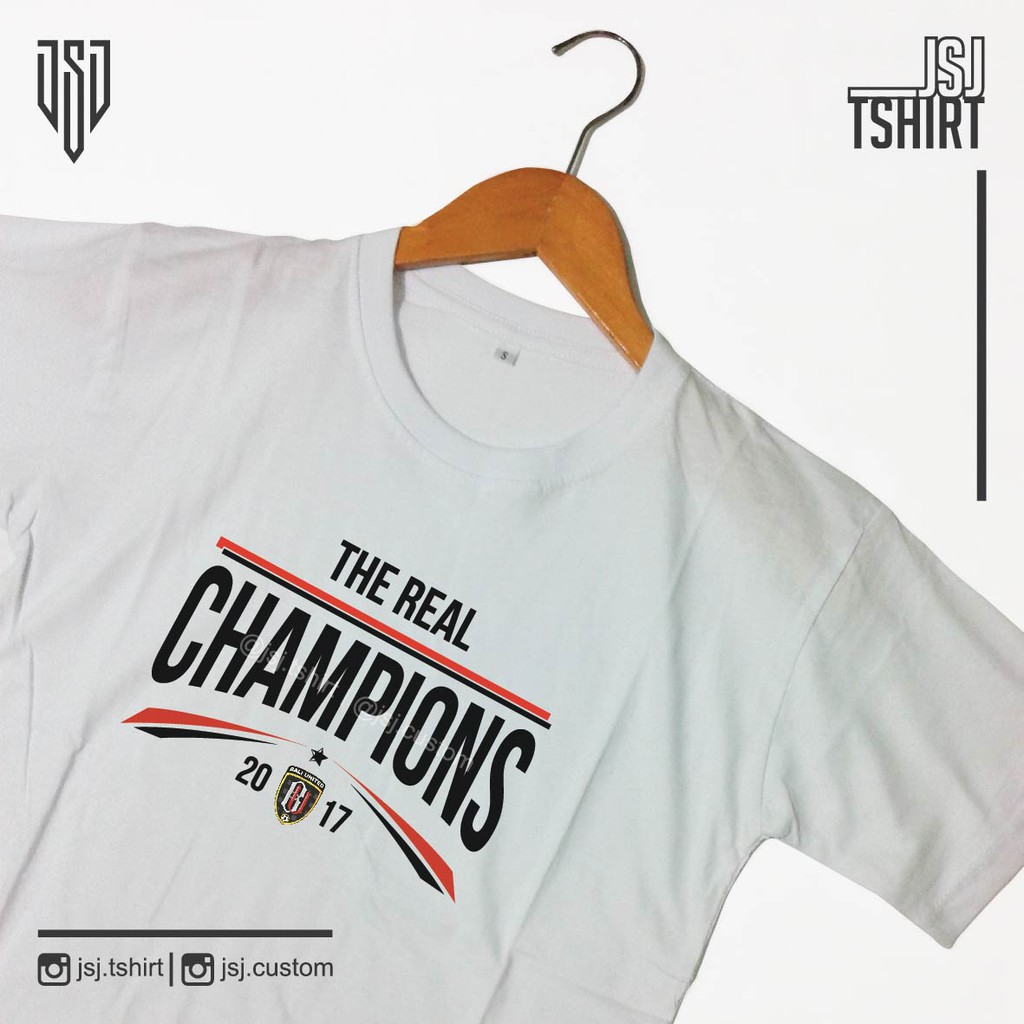 Tshirt Kaos Bali United Champions