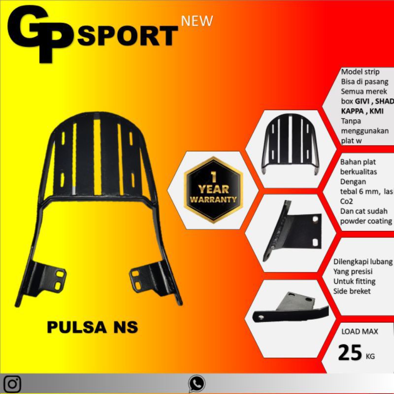 BREKET BOX BRACKET BOX BAJAJ PULSA 200 NS