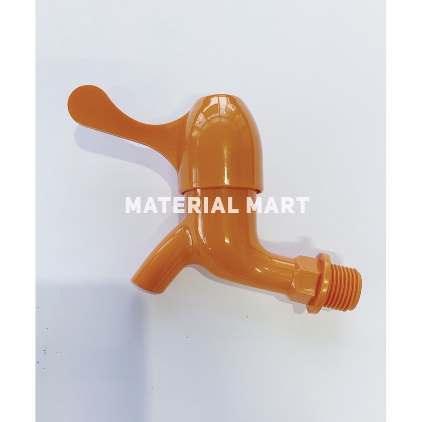 (1 PC) Keran Tembok 1/2&quot; | Keran Air Plastik 3/4&quot; | Kran Air 1/2 Inch | Material mart