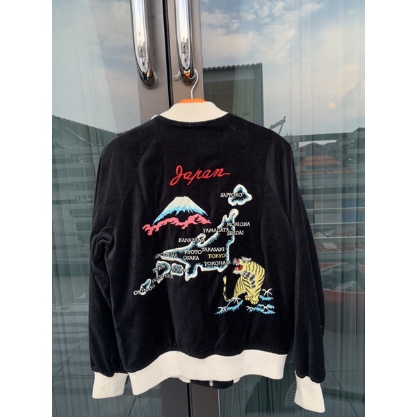 sukajan velvet second vintage