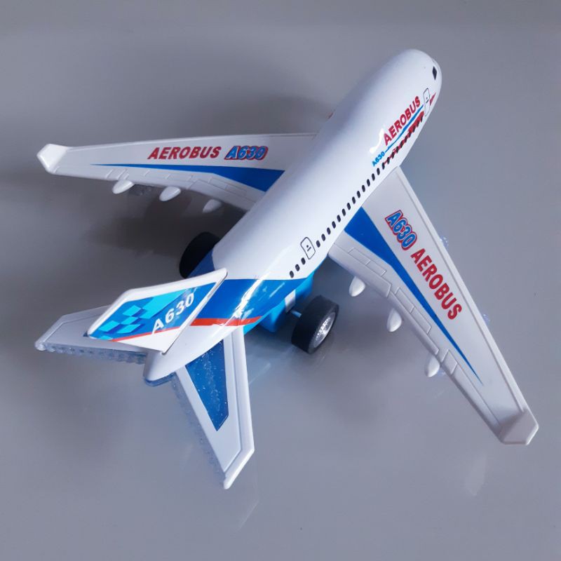 RC PESAWAT TERBANG AEROBUS EDUKASI - REMOTE CONTROL PLANE ANAK EDUKATIF