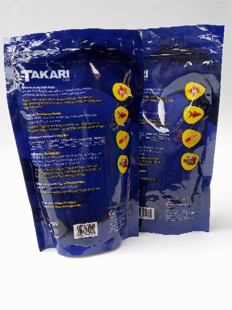 PAKAN IKAN PELLET IKAN MAKANAN IKAN TAKARI 250 gr size:1 mm Floating/Apung