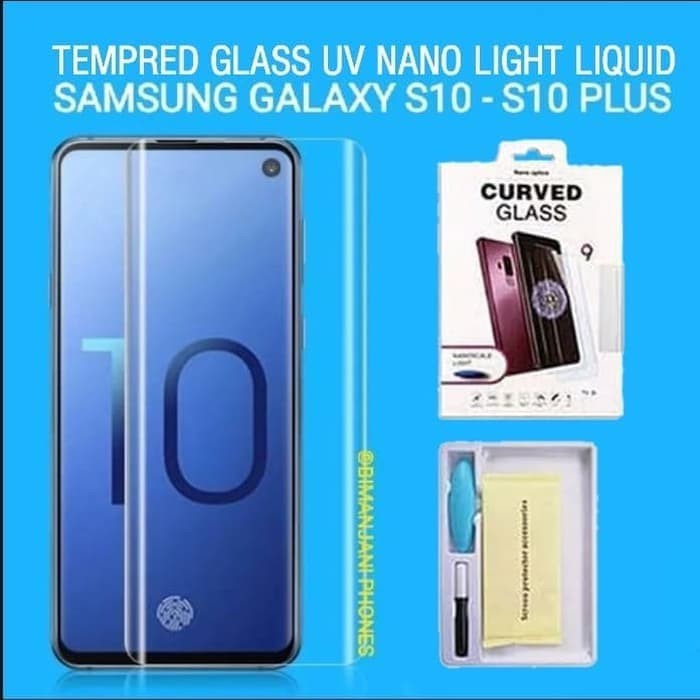 Samsung Galaxy S10 - Tempered Glass UV Full Glue Anti Gores Kaca