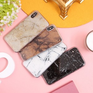 SOFTCASE PREMIUM BLING MARBLE FOR IPHONE VIVO OPPO XIAOMI