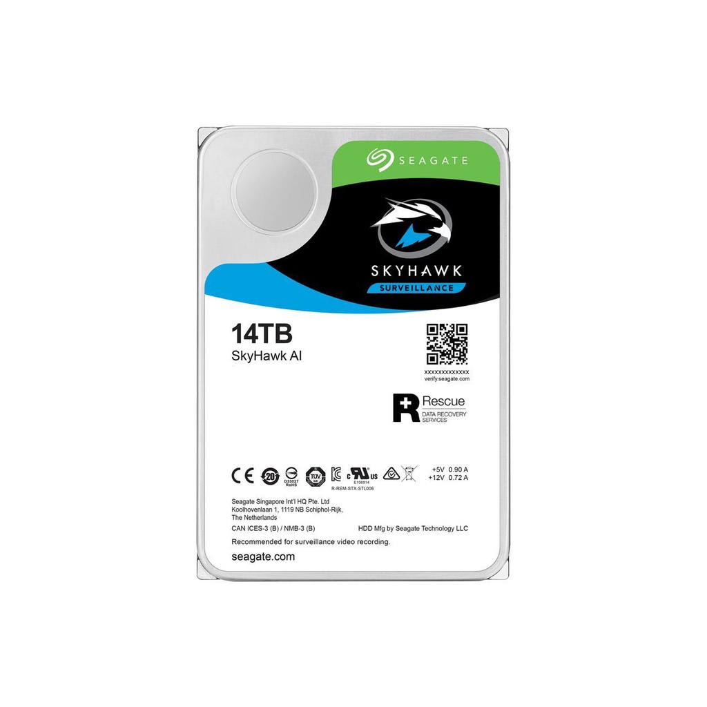 SEAGATE Skyhawk AI 14TB 3.5&quot; 7200RPM 256MB SATA III