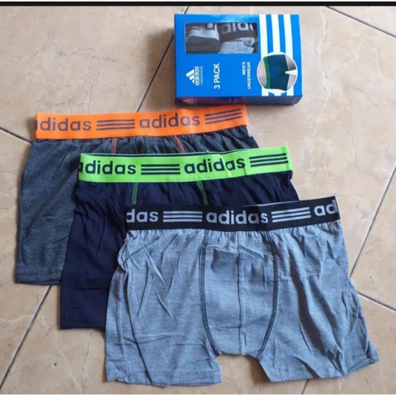 3 PCS CELANA DALAM PRIA BOXER/PAKAIAN DALAM PRIA BISA COD