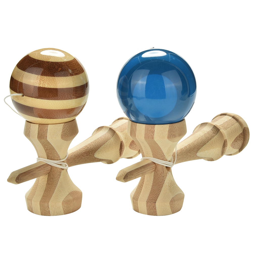 1pc Kendama Tradisional Jepang Bahan Kayu Untuk Edukasi