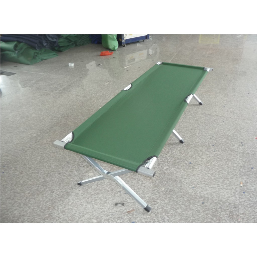 SKD  Velbed Aluminium Tenda Velbed Ranjang Lipat Camping Bed