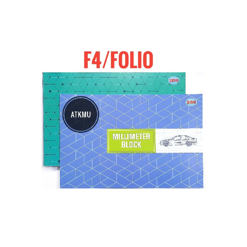 

Buku Millimeter Blok F4 / Folio SIDU isi 20 Sheets