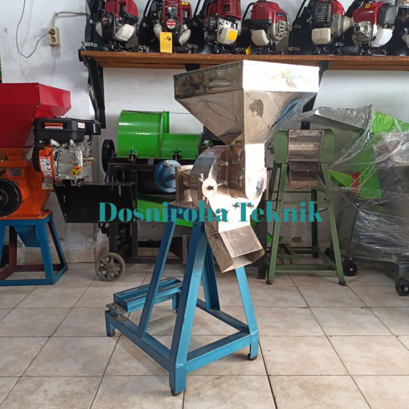 Mesin Giling Bumbu Uk 8Inch Stainless|Cabe,Bawang,Kunyit,Lengkuas.Tanpa Mesin