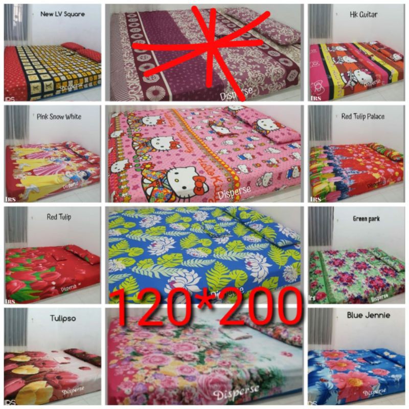 Promo Sprei Uk 120 Murah