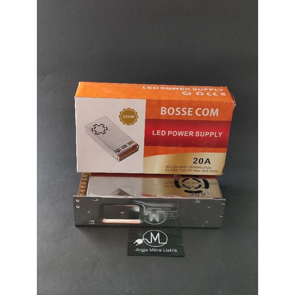 POWER SUPPLY STRIP LED BOSSECOM / TRAVO CCTV 20A
