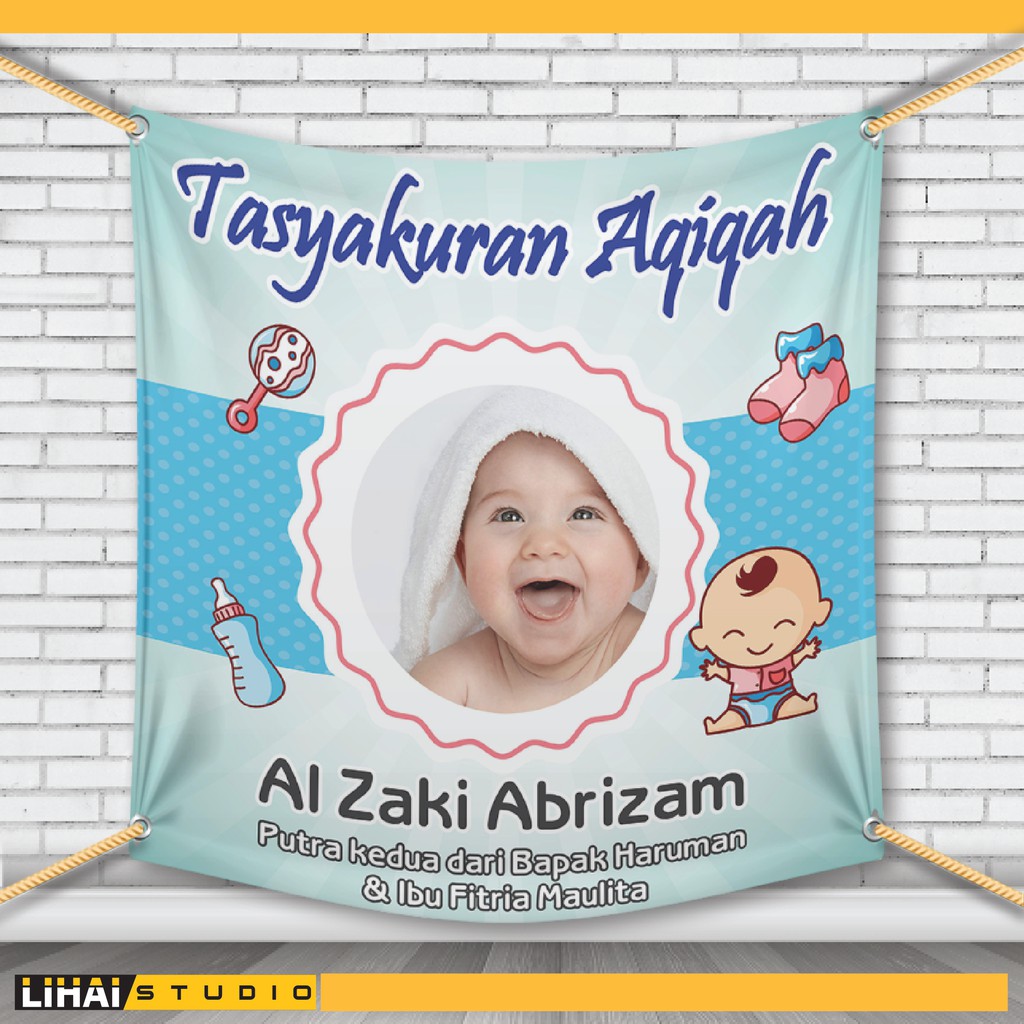 Contoh Spanduk Aqiqah Anak My Ads