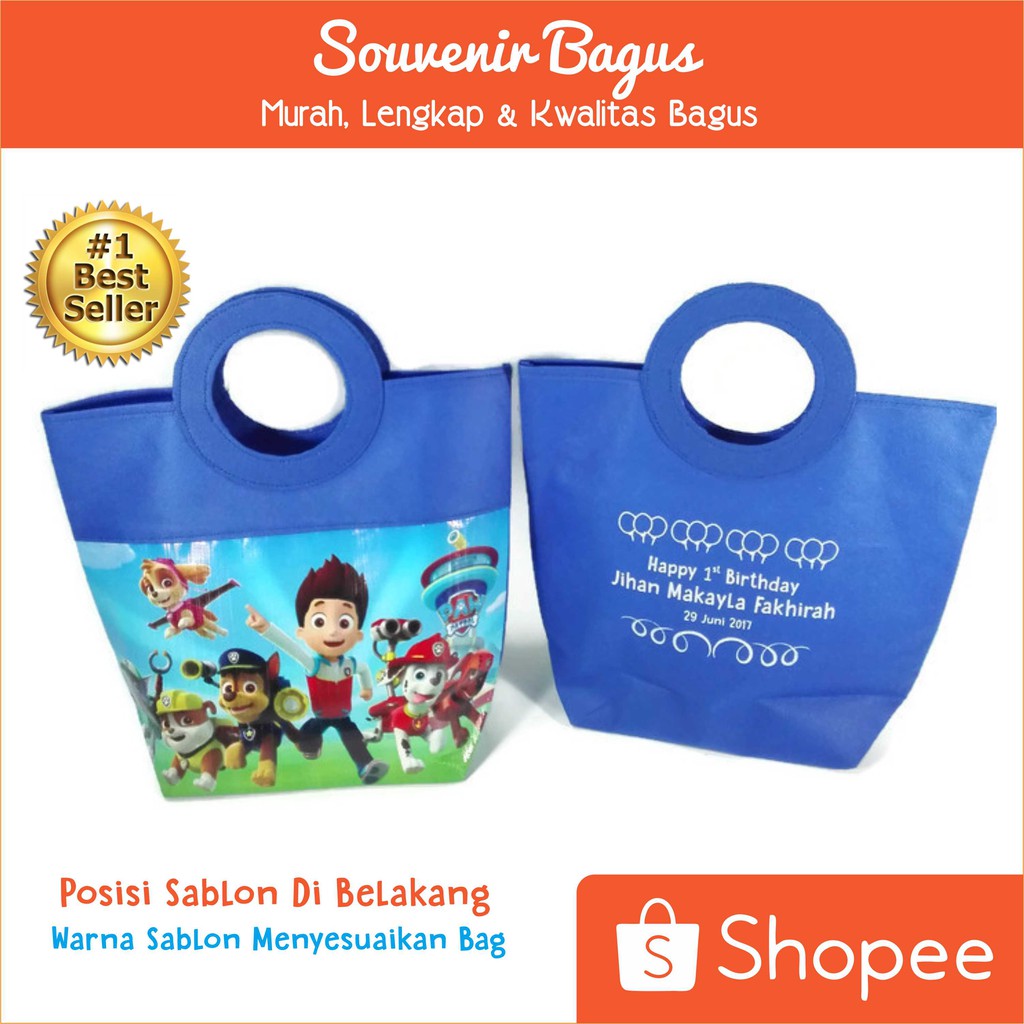 Sablon Order Minimal Dibawah 100 Pcs - Senna Goodie Bag Souvenir Bagus