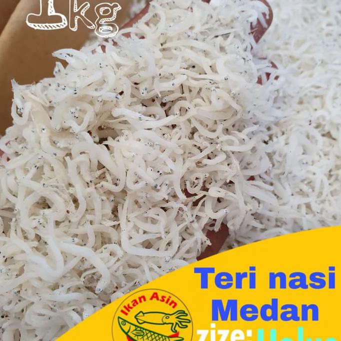 

Terhot! Ikan Asin Teri Nasi Medan Size:Kecil-1Kg