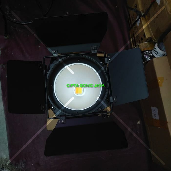 LAMPU FRESNEL COB 200 WATT WARM WHITE freshnel